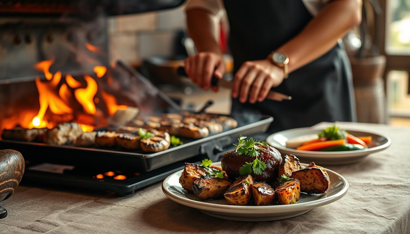 Fresh ingredients for healthy home cooking