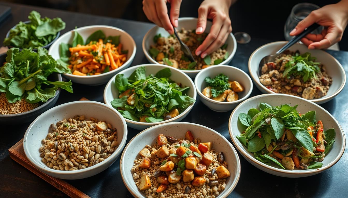 Ingredients prepared for a fast weeknight meal